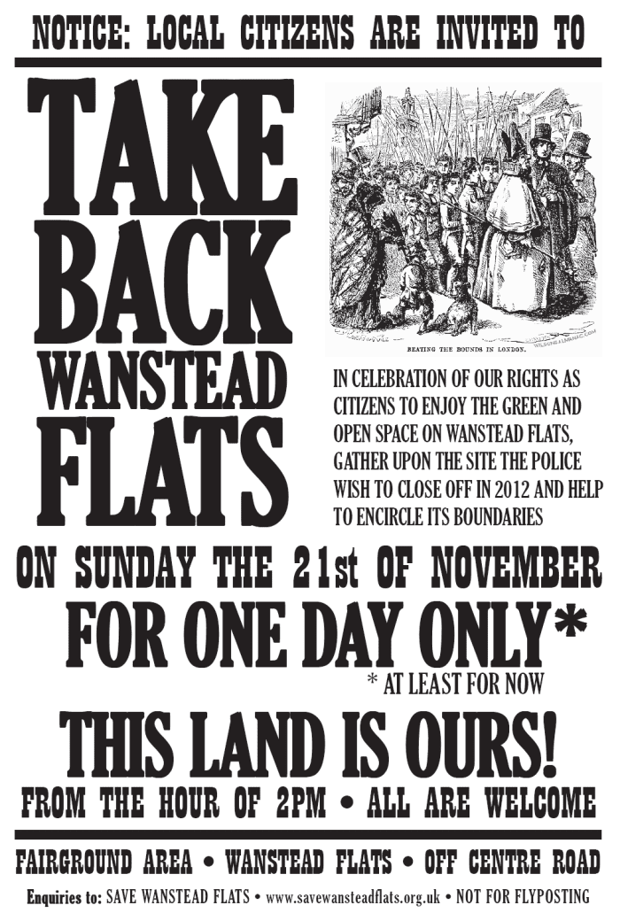 More recently, after the 2012 London Olympics, protest was launched against the proposed blocking-off of public land