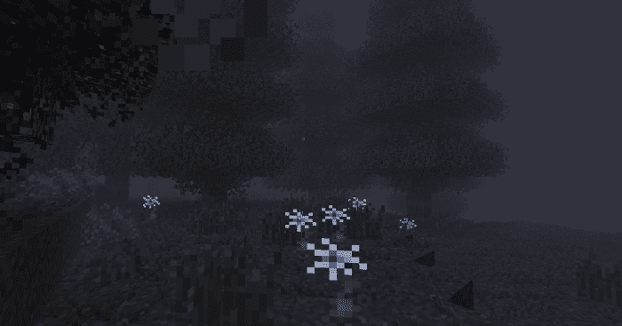 The dense fog, pools of poison, and withering flowers of the Ominous Woods biome are great at convincing players to avoid settling here, but that does not stop it from being my favorite of Biomes O Plenty's new areas.