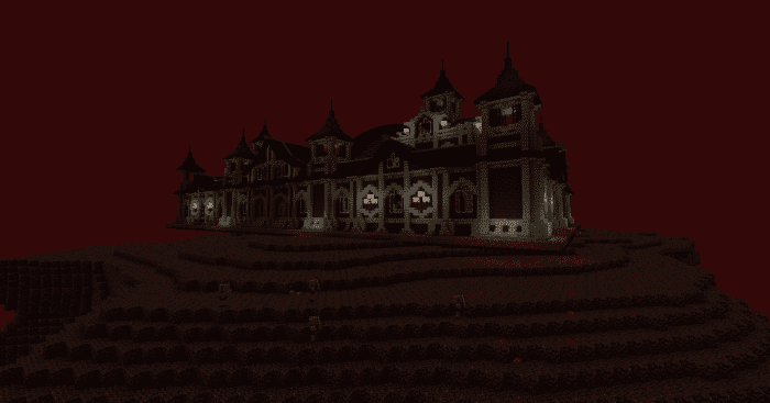 Anu's castle may be a fantastic looking structure, but its impact is lessened thanks to the one block tall platform it sits on.