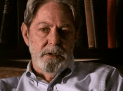 A fairly representative image of Shelby Foote being interviewed in his Memphis, Tennessee study for the Ken Burns Civil War documentary.