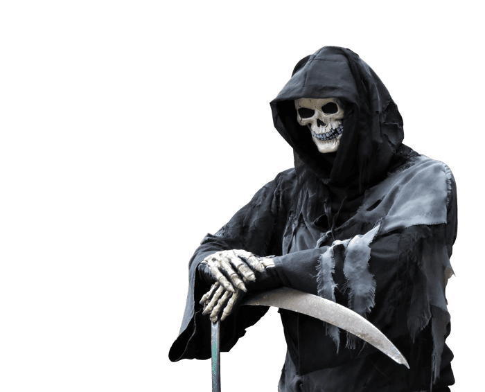 The Reaper is also a symbol of Witchery's music and there is even a song on this album called The Reaper.