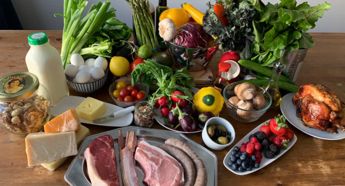 A high-fat, high-protein, low-carbohydrate diet full of nutrient-dense foods that support endocrine functionality and normal appetite cues.