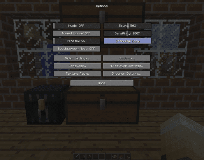 It is easy to change the difficulty of your current Minecraft world in the game options.