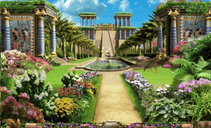 A fanciful rendering of what the Hanging Gardens looked like...but did they really exist?