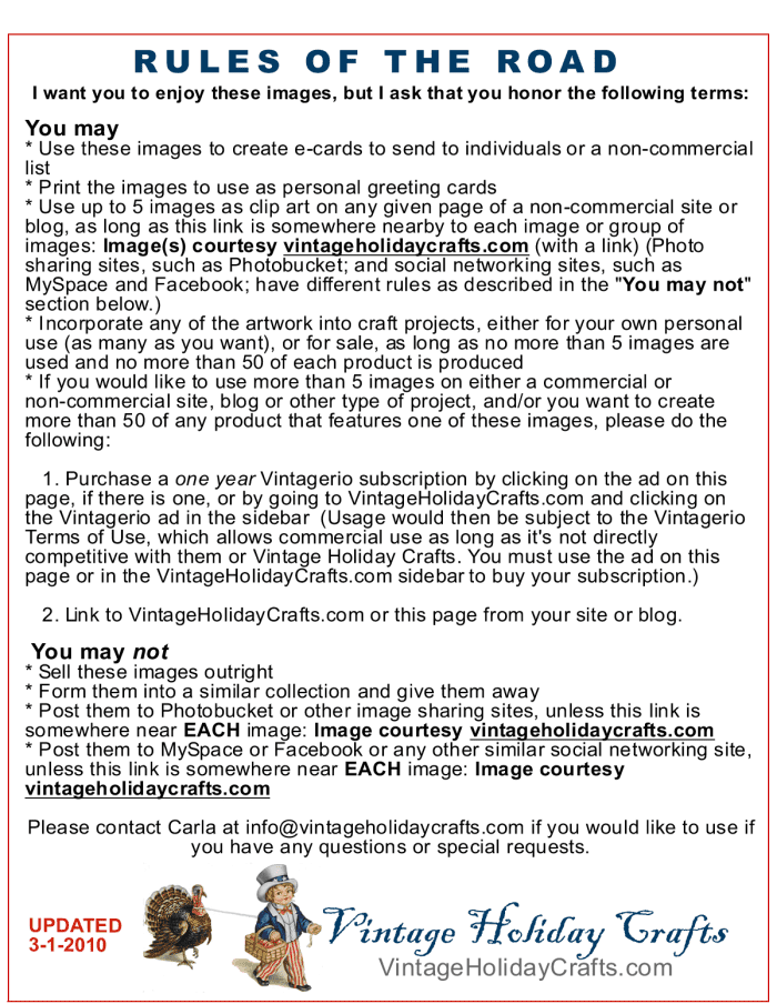 Please click to enlarge and read these guidelines, or visit http://vintageholidaycrafts.com/vintage-holiday-crafts-terms-of-use/