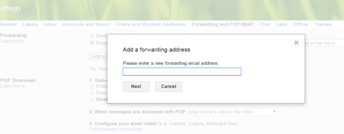 This photo simply shows How to setup pop/imap of your Gmail to forward it to another email account: Settings-Forwarding and POP/IMAP