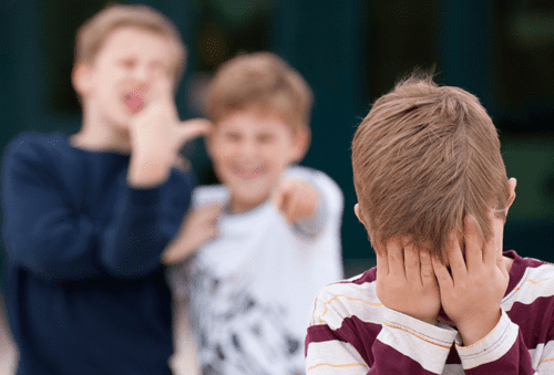 Because sheltered children are emotionally, developmentally &.or psychologically behind their same age peers,they are perceived to be as weak & vulnerable. As a result of this, stronger children, especially bullies.