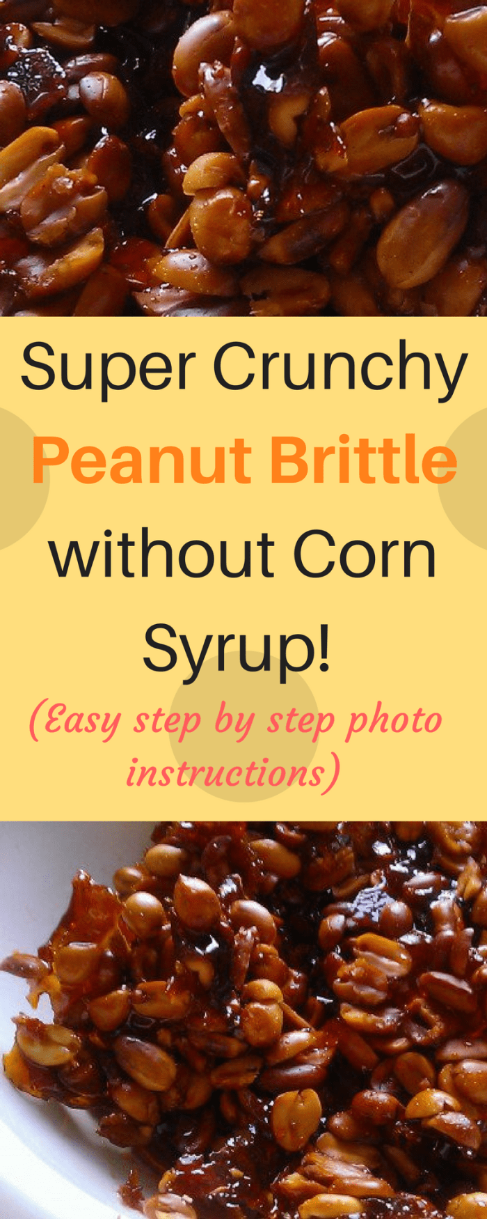 Easy Peanut Brittle Recipe Without Candy Thermometer or Corn Syrup