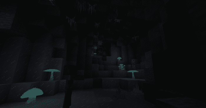 It can be hard to find ice caves, and even harder to mine in them, but they are by far my favorite looking tunnels in this mod.