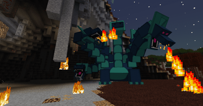 The Hydra grows a new head every time it loses one, and each head can attack independently with either fire or a powerful bite attack.