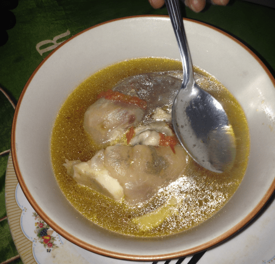 Molokonyi is boiled cow hoof. It is popular in the evening hours for those indulging in alcoholic beverages