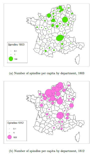 French northern textile production would benefit from the greater difficulty that the British had smuggling into Northern France.