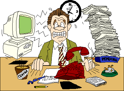 Stress At The Desk? Find Ways To Calm Down! Your Life And Well Being Depends Upon It! Don't Let Stress Kill You!