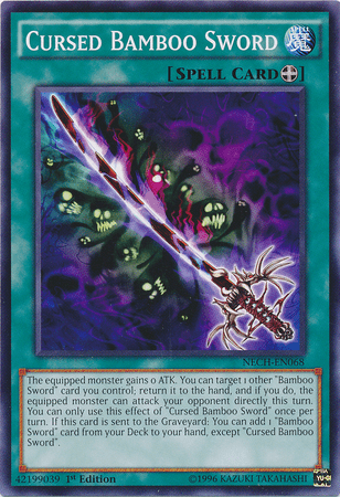 So if this card is sent to the Graveyard, I get to add any Bamboo card to my hand? Doesn’t seem so cursed to me.