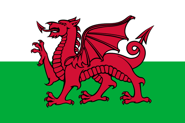 "Y Ddraig Goch", the famous red dragon of Wales, which legend claims was the battle standard of King Arthur.