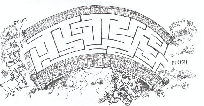 Troll Under the Bridge Maze