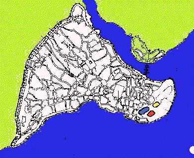The 'Golden Horn' - Miklagard laid out strategically between the Black Sea and the eastern Sea of Marmara