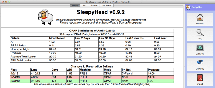 sleepyhead cpap download