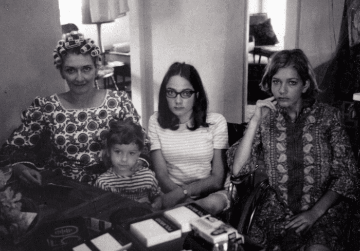My mother, myself, my eldest sister and my youngest sister. I have only a few memories from this time of my life.