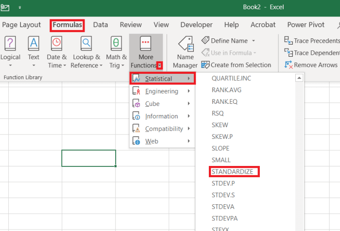 How To Use The Standardize Function In Excel Turbofuture 4834