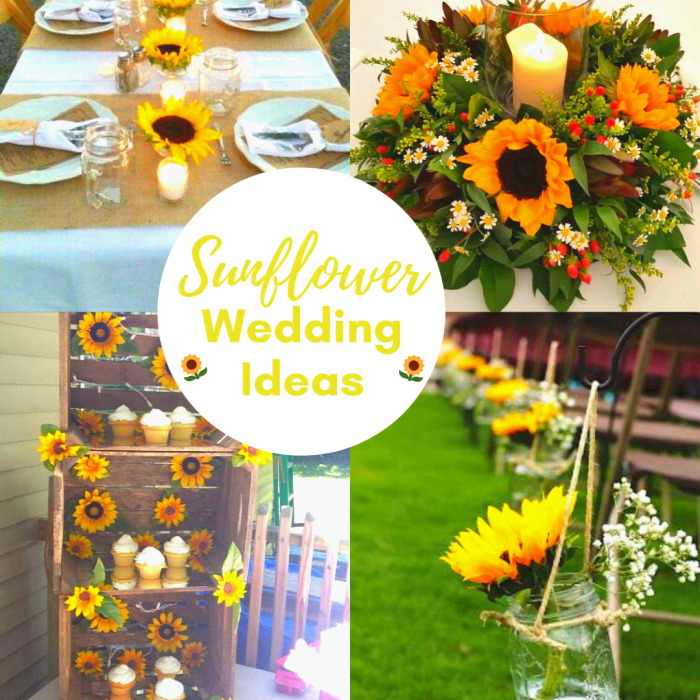 35+ Amazing DIY Sunflower Wedding Decorations to Make you Smile - HubPages