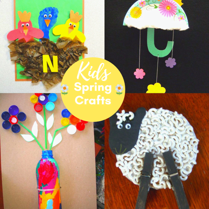 65+ Adorably Easy Spring Crafts for Kids - FeltMagnet