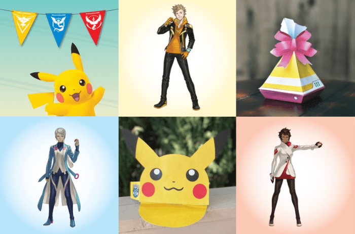 What better way to host a "Pokémon GO"-themed party than to fill the venue with the official GO Fest decorations?