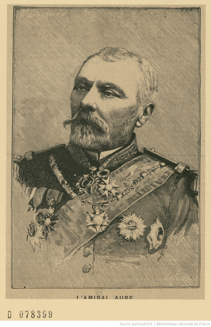 Théophile Aube, a French admiral and one of the most important thinkers behind the development of the Jeune école.