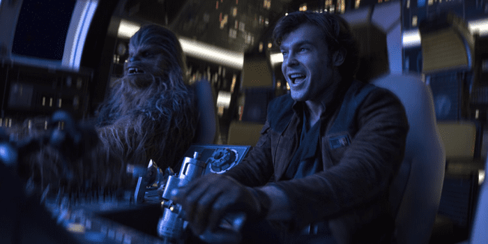 Ehrenreich works really hard as the young Han but doesn't quite match the charisma Harrison Ford brought to the role. It was always going to be a tough sell.