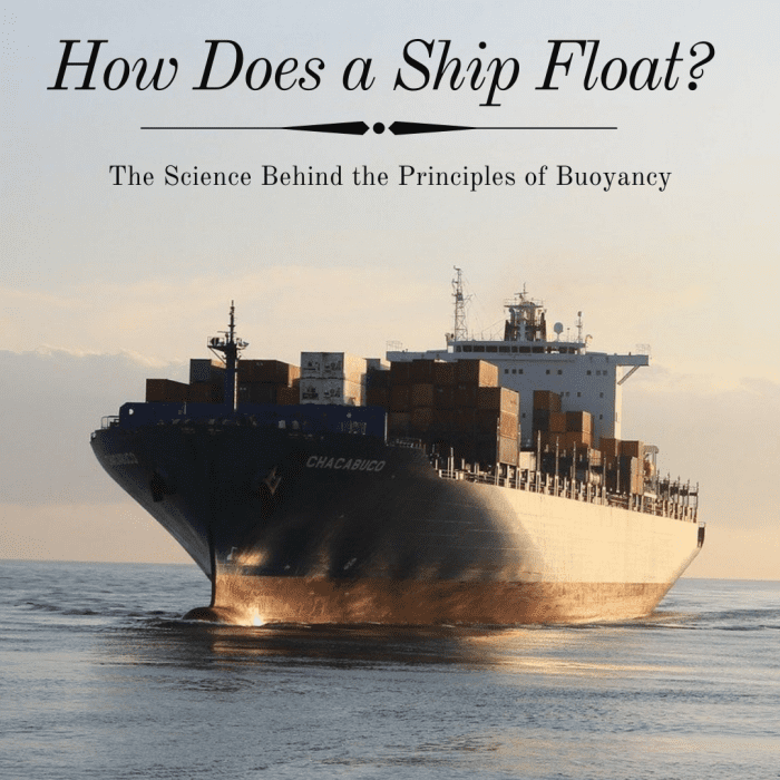This article will break down the science behind buoyancy and what principles allow a ship to float in water.