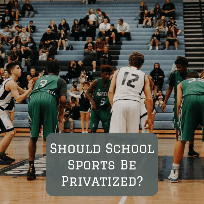 High school basketball and football games are an iconic tradition, but should we have to fund them with taxes?