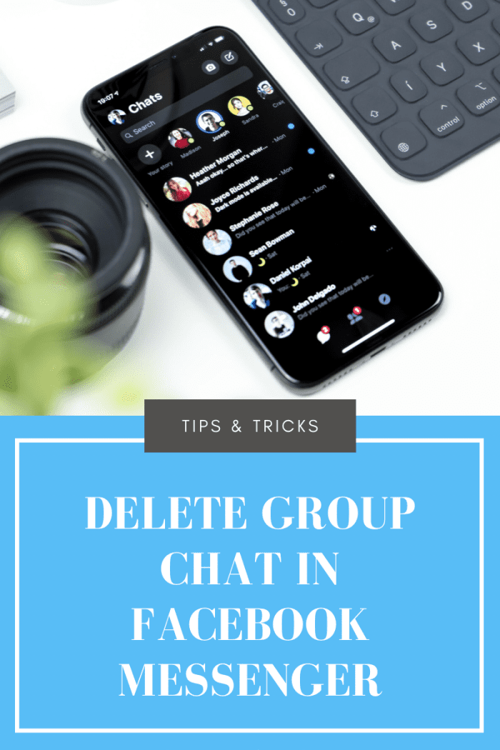 How to Delete a Group Chat in Facebook Messenger 2021 - TurboFuture