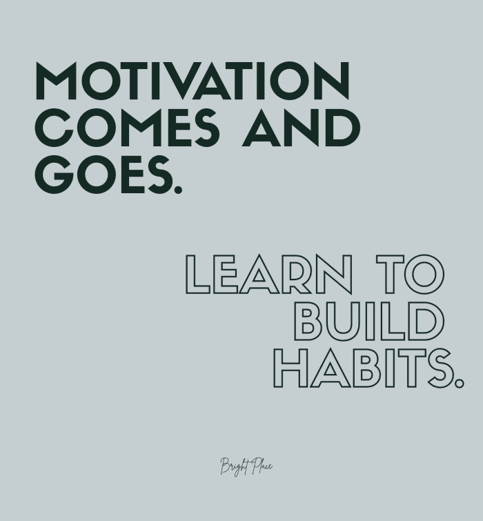 Workout Motivation Quotes/ Home workout Quotes/ Motivation Quotes/ Motivation comes and goes. Learn to build habits.