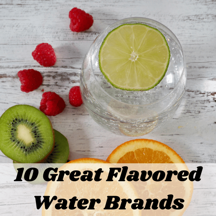 Flavored water—carbonated and uncarbonated—is all the rage now. Read on to find out about my ten favorite varieties!