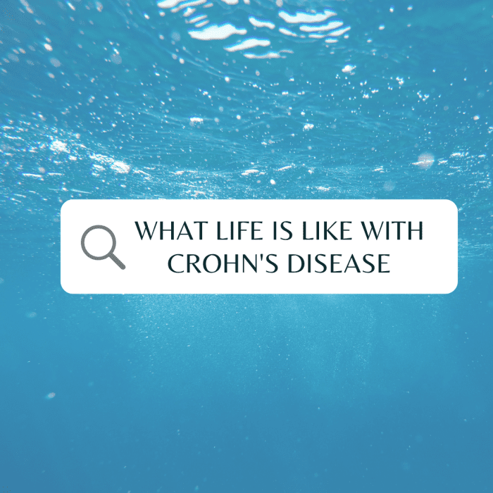 I am a Crohn's disease patient currently in recovery, and I would like to share how I manage my disease to live a happy and healthy life.