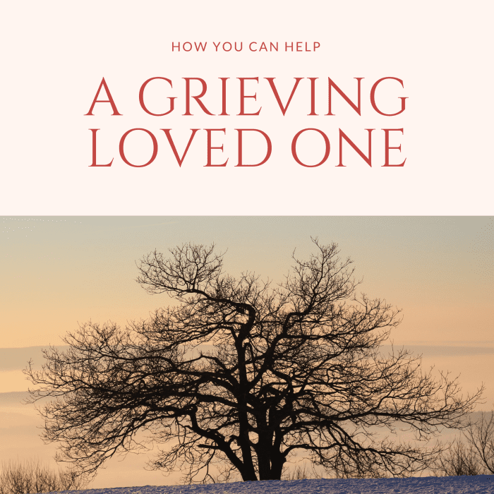 Losing a loved one is difficult. It takes awhile to get used to the new normal. Here are some ways you can help a grieving friend or family member, based on my own experience of losing my husband.