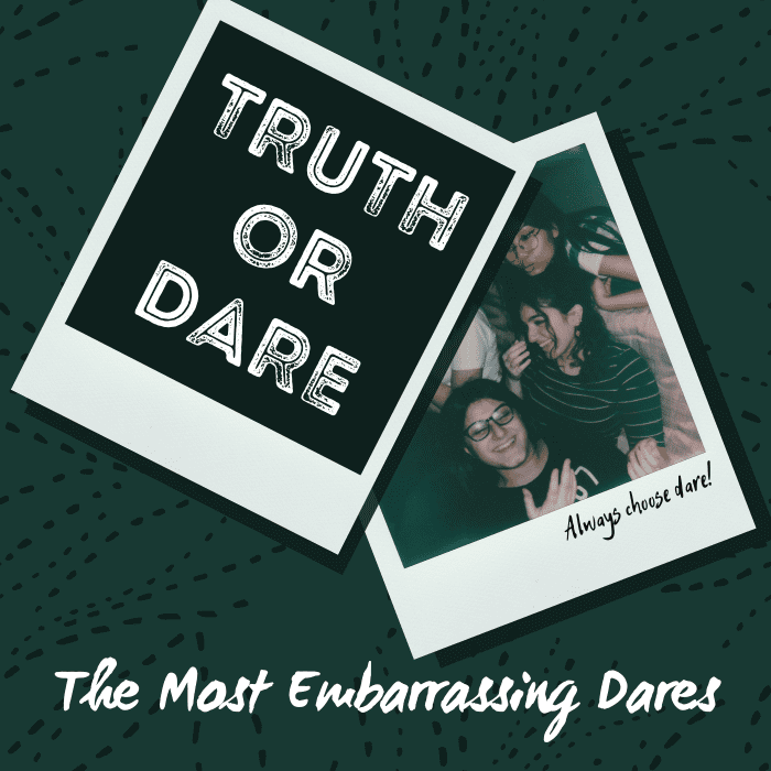 Get tons of ideas for funny dares, hard dares, crazy dares, and—above all—embarrassing dares for playing Truth or Dare with your friends!