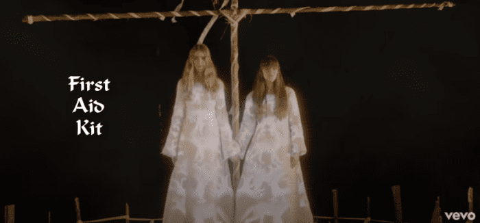 Looking all kinds of Midsommar here, First Aid Kit is rich with folkloric roots. Their videos are a nice refrain with friendship and female solidarity. Watch "Wolf" for some creature comfort.