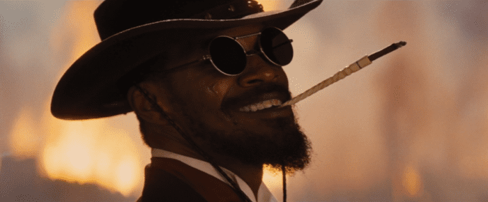 The film is deliberately anachronistic and shot with Tarantino's usual flair. But the film is deeper than it initially appears, making this more than just a bloody western.