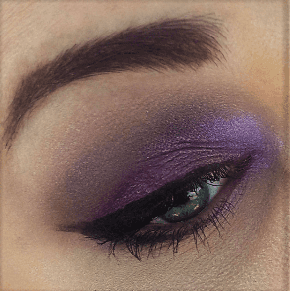 Go bolder in your eyeshadow with neon purples!