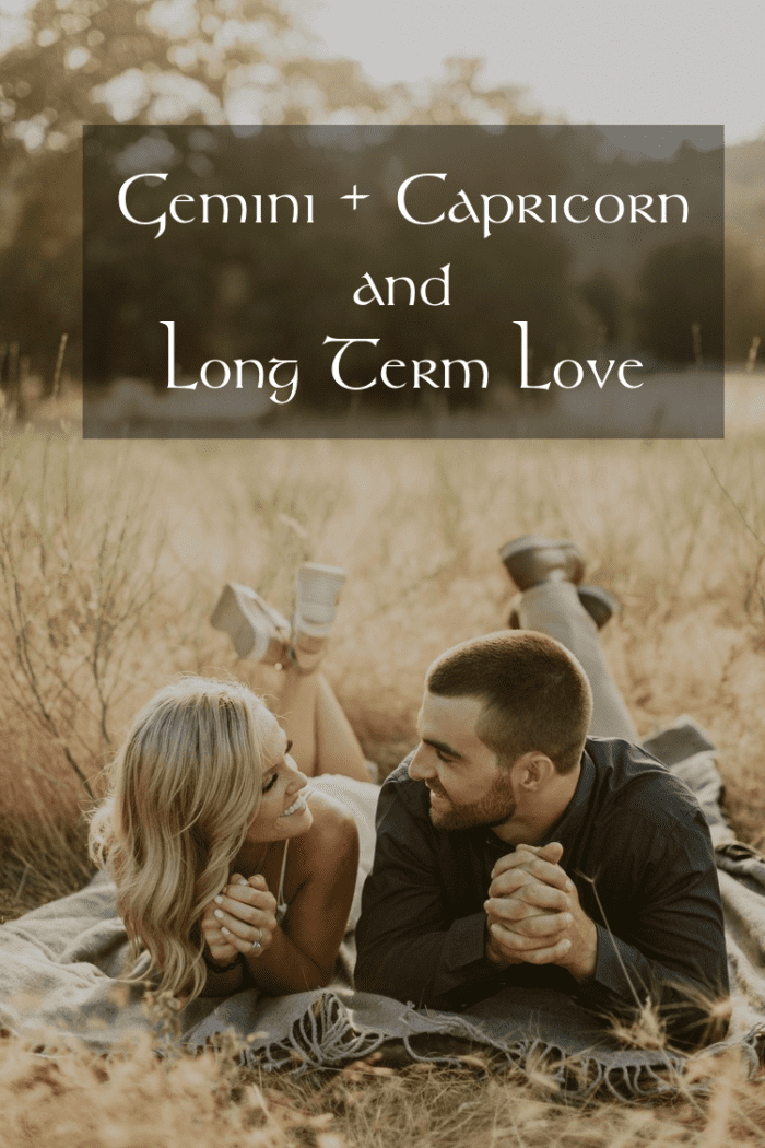 Gemini and Capricorn date ideas: (1) go on nature walks together, (2) take a cooking class or art class together, (3) get up early to watch the sunrise, (4) travel far away just for some ice cream, (5) go on an outing to a rustic farm and dance.