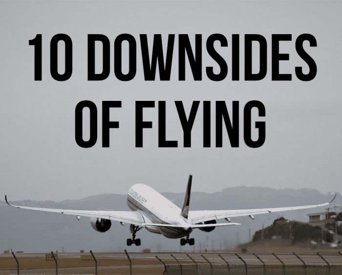 travel by plane disadvantages