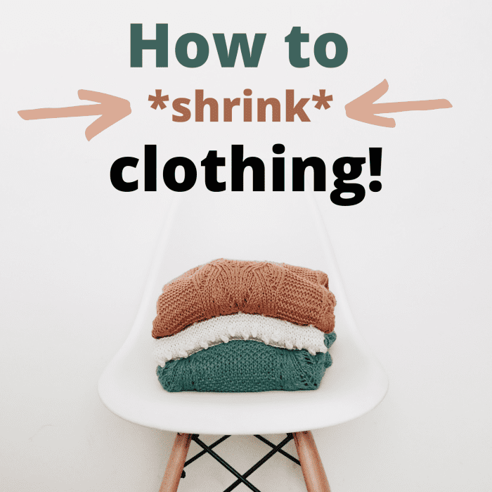 How to make too-big clothes just a bit smaller.