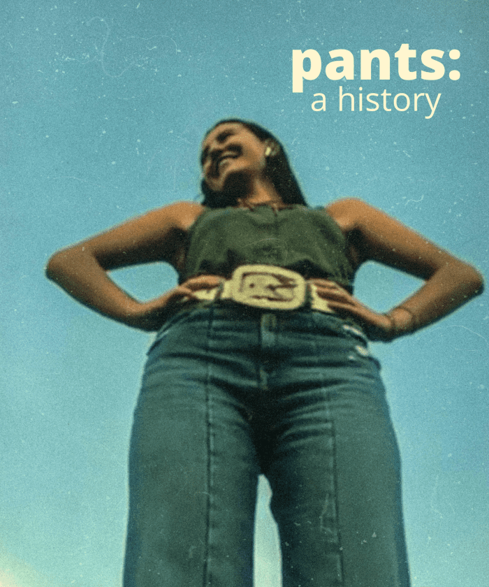 A history of pants (trousers, breeches, jeans) and who wears them.
