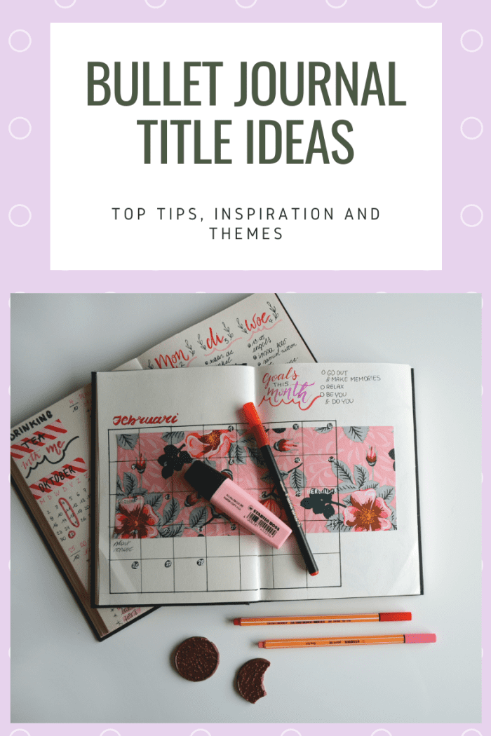 10 Cute Bullet Journal Title Ideas: Creative Inspiration for Your ...