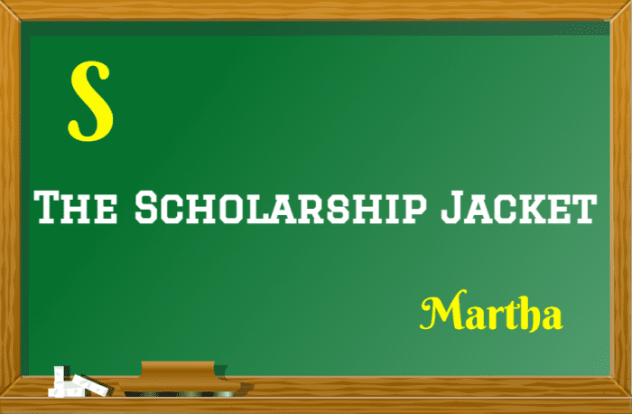 the scholarship jacket book report