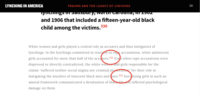 The Case of the Disappearing Citations. The Equal Justice Initiative publishes inflammatory, divisive rhetoric.