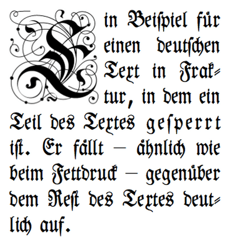 This font is sperrsatz, which is German, but has an antique feel. You could really go crazy designing ornate letters for your tattoo.