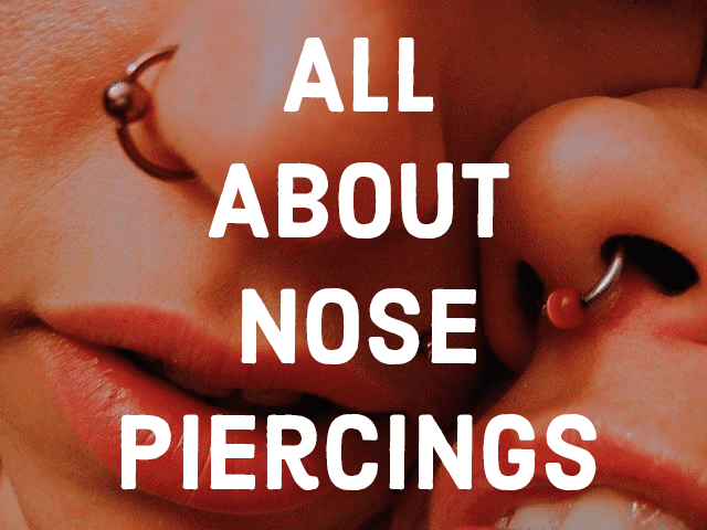 All About Nose Piercings Tatring