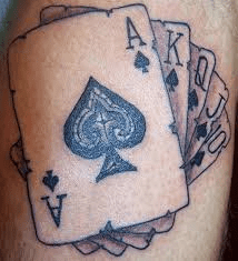 ace of spades tattoo designs